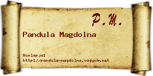 Pandula Magdolna névjegykártya